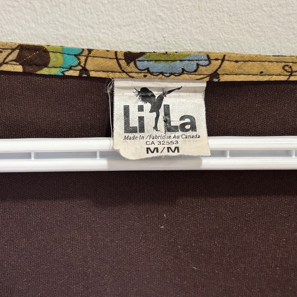 Brown Boho Y2K V-Neck Bell Sleeve Blouse M - Picture 6 of 14